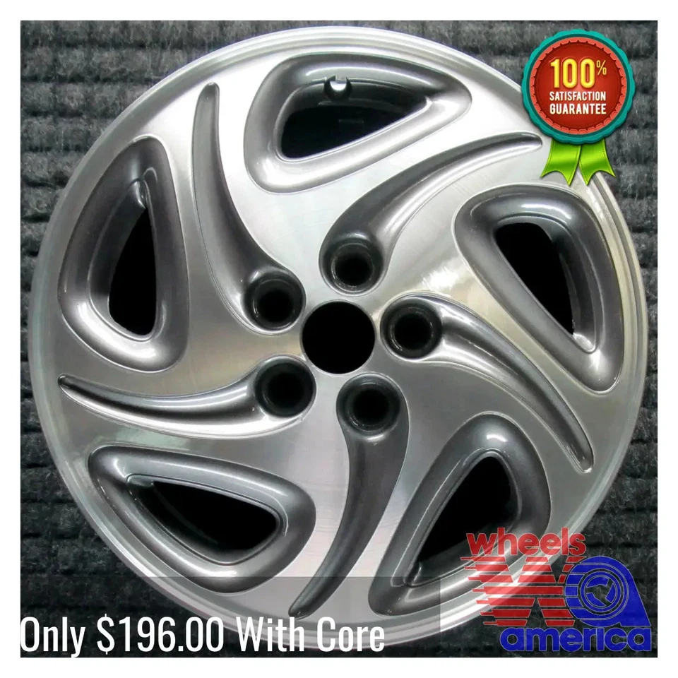 Wheel Rim Chrysler Dodge Cirrus Stratus 15 1995-1998 KP90RS7 0KP90RS7 OE 2061 - Image 2 of 4