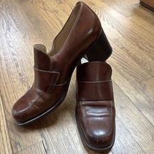Vintage brown shoes. Joan David,. Size 40-1/2 Europe see description for size