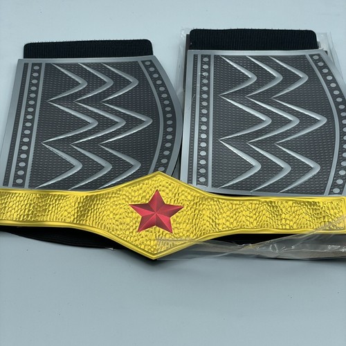 Wonder Woman Accessory Costume Kit Includes 1 Tiara 2 Gauntlets - Picture 2 of 7