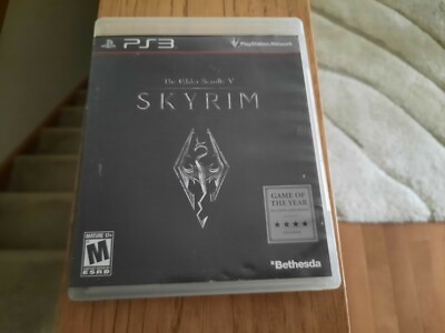 Elder Scrolls V Skyrim 2011 PS3 Playstation With Map CIB Complete Tested Working
