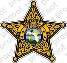 STICKER SHERIFF PASCO COUNTY