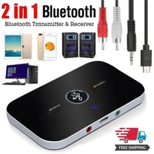 Two-in-one Bluetooth 5.0 transmitter & receiver for home TV and computer systems