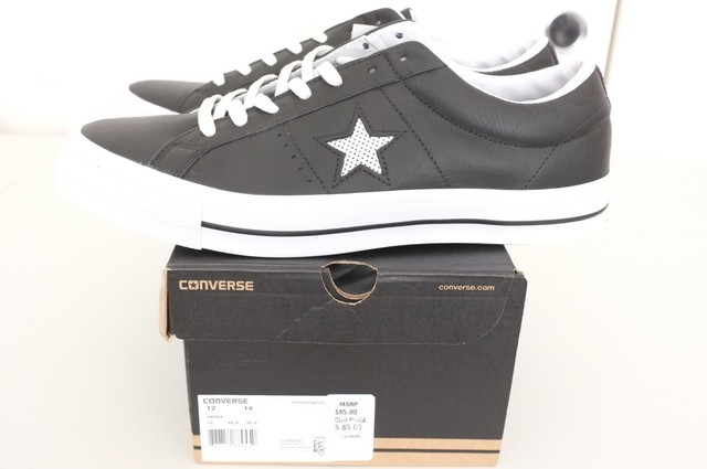 converse one star mid black