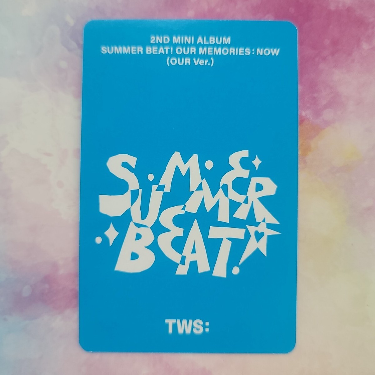 TWS SUMMER BEAT ! 2nd Mini Album photo card JAPAN POB TWS SUMMER BEAT ! 2nd Mini Album photo card JAPAN POB
