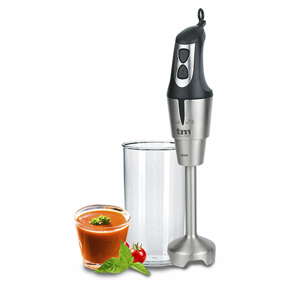 Batidora De Mano Acero Inoxidable 650 W - Tm Electron En Oferta Mixeur Plongeant Tm Electron Acier Inoxydable 650 W