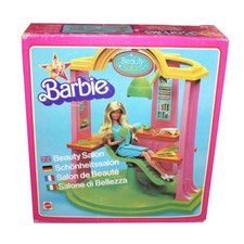 Salon de beauté / salon de coiffure Barbie vintage Mattel 1977 en boîte