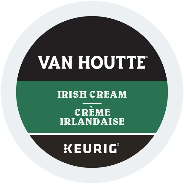 Van Houtte Irish Cream Coffee 24 to 144 K cups Pick Any Size FREE SHIPPING