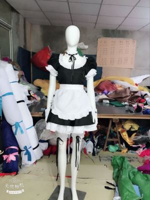 Fate/Zero Black Dark Saber Maid Dress Cosplay Costume Outfit Dress ...