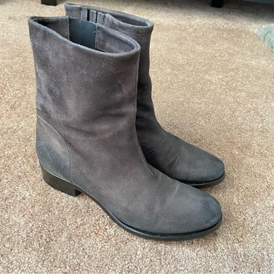 Buttero Suede Leather Booties Italy Size 38 | eBay