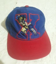 Vintage Mutant Gear X Men Wolverine Marvel Snapback Hat NWT Youth. Rare