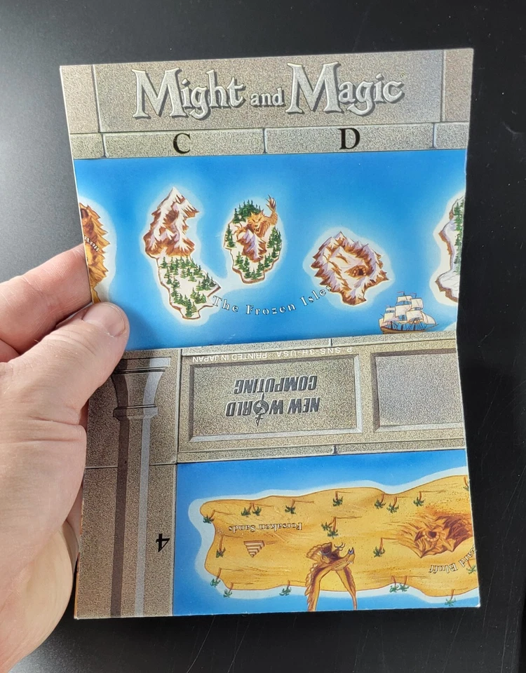 Might & Magic III 3: Isles of Terra (SNES, 1994) CIB w/ Map - Image 3 of 4