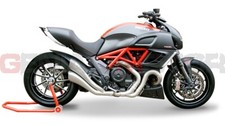 Pot D'Echappement HpCorse Hydroform Satin 2X1 Ducati Diavel 2011 > 2016