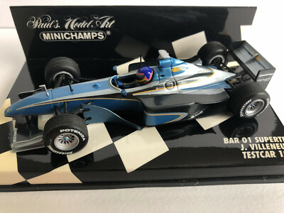 BAR 01　Supertec J.Villeneuve BAR 01 Supertec Jacque Villeneuve Test car 1999 1:43 scale amazing