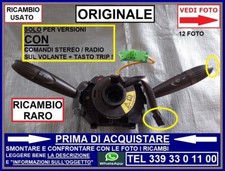 DEVIO LUCI FARI FANALI FRECCE + COMANDI STEREO SU VOLANTE FIAT PUNTO 3 CLASSIC
