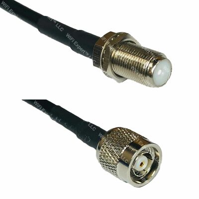 Cable Coaxial RFC195 N MUJER BULKOHEAD A PL259 UHF MACHO RF
