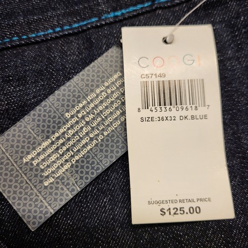 COOGI Jeans Men's 36x32 Straight Blue Denim C57149 Baggy Y2K Streetwear Casual - Picture 7 of 16