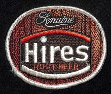Hires Root Beer Genuine Embroidered Soda Patch c1970's VGC