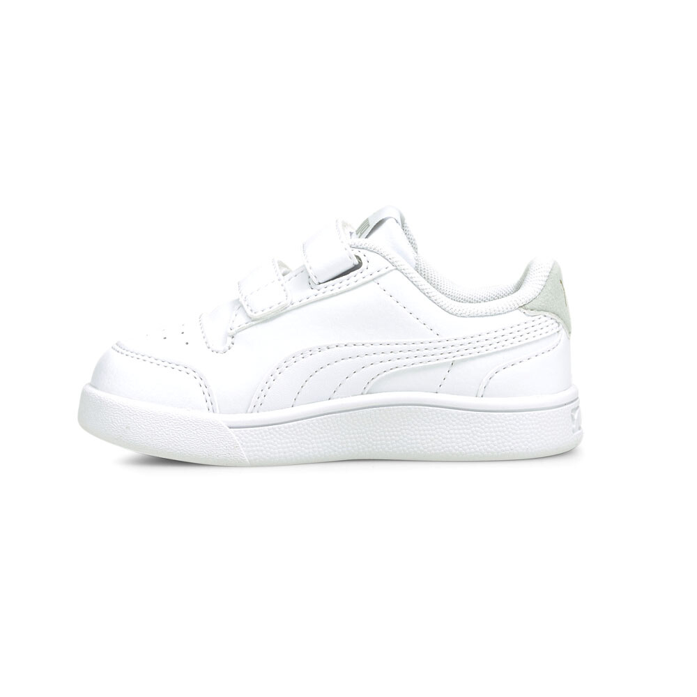 PUMA Shuffle V Slip On Infant Girls White Sneakers Casual