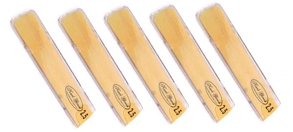 Karl Glaser Blätter, Blättchen, Reeds, Stärke 2.5, für Alt Saxophone, 5 Stück