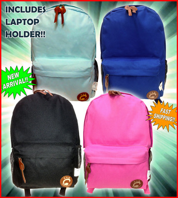 Bag Backpack daily NEW laptop holder durable schoolbag 0613 sky pink black blue