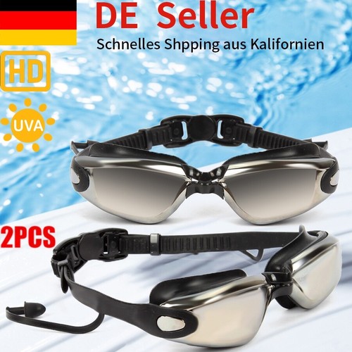 CutitiUU Schwimmbrille Kinder - Anti-Beschlag & UV-Schutz - Bunt Für 5-15 Jahre
