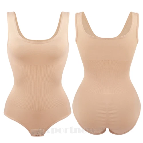 Women Seamless Full Body Shaper Shapewear Firm Tummy Control Slimming Bodysuit - Picture 20 of 28