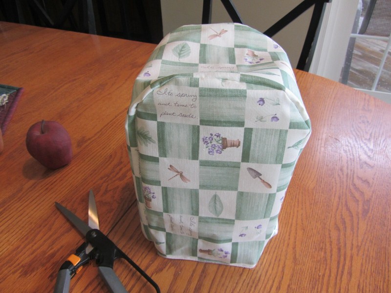 Pfaltzgraff Flower Garden Appliance DUST Cover Can Opener or Juicer RARE Pattern