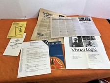 vintage lot of chicago film Columbia College ephemera Film Fest Rolling Stones