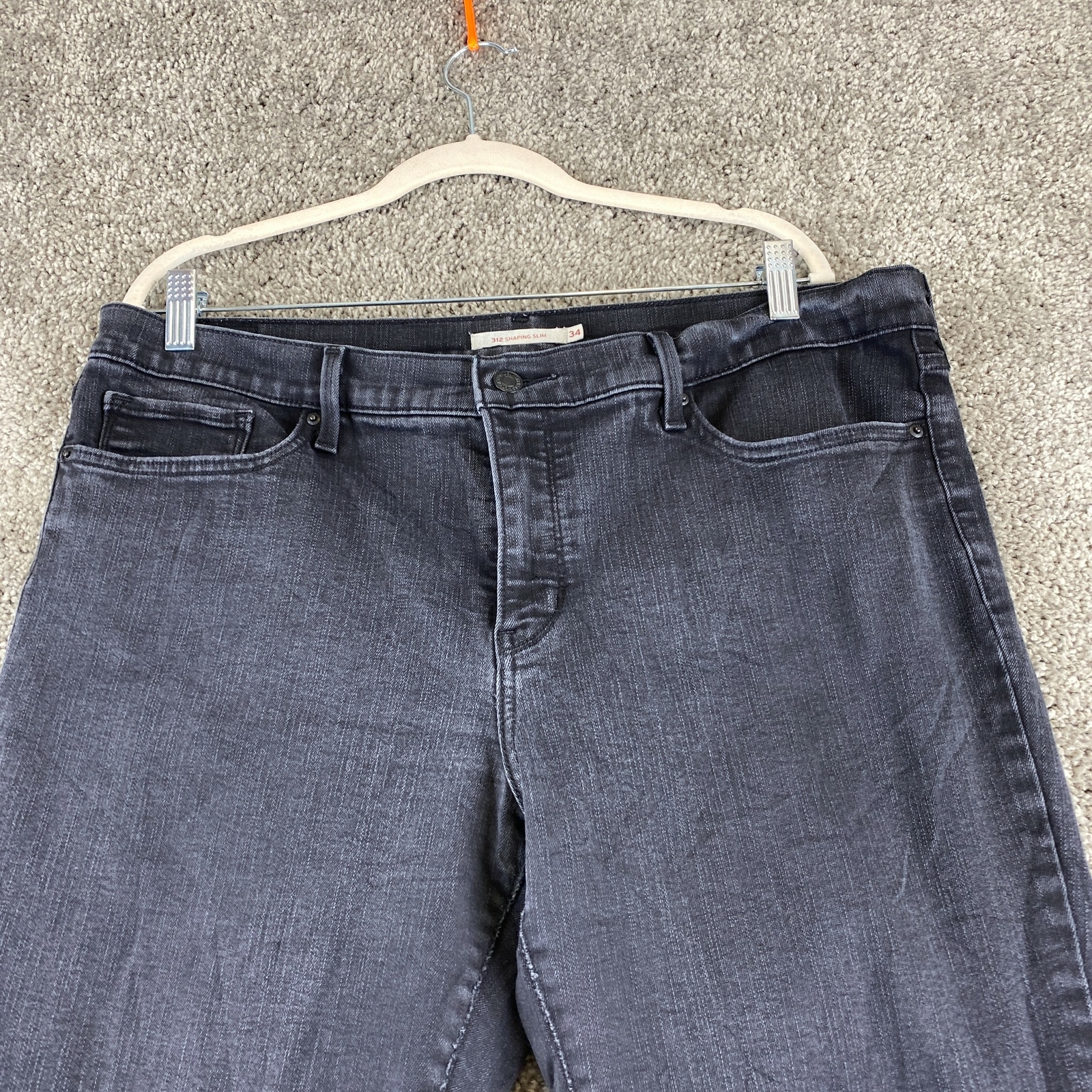 levi's 312 shaping slim jeans black