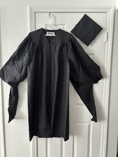 GRADUATION CAP AND GOWN MASTERS DEGREE Unisex