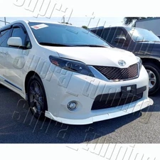 Painted White For 11-17 Toyota Sienna SE Front Bumper Body Splitter Spoiler Lip