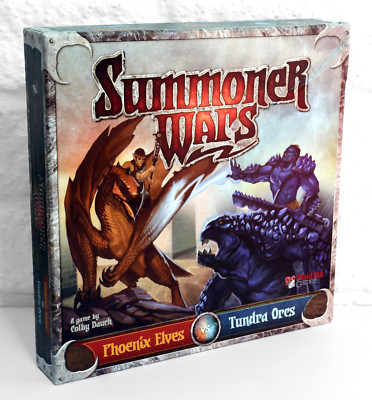SUMMONER WARS Phoenix Elves vs Tundra Orks Kartenspiel, komplett & unbenutzt c2011