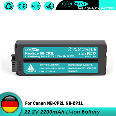 NB-CP1L NB-CP2L CP2LH Akku Für Canon Selphy NB-2CPL CP-100 CP-200 CP-710 CP-800