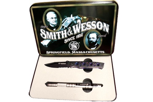 3 Paquet Smith & Wesson Tactique Stylo Bleu à Bille