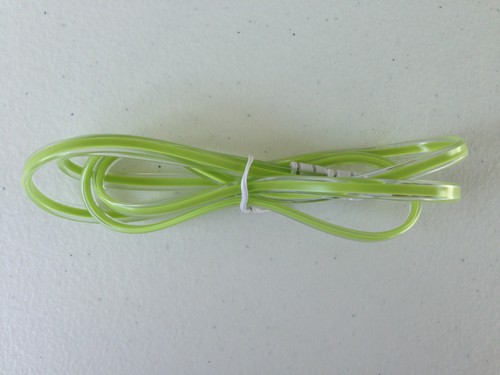 CABLE AUXILIAR TUBO PLANO DE 3 FT PARA iphone 6 plus 4 4s 5s ipod coche amplificador mp3 audio estéreo - Imagen 2 de 9