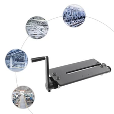 Sheet Metal Bead Manual Roller Machine 12 inch Gear Drive Bench 6 Dies Set