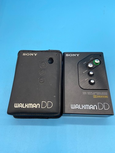 #SE3621# Vintage Sony Walkman WM-DD10 *Sammlerstück*mit Tasche