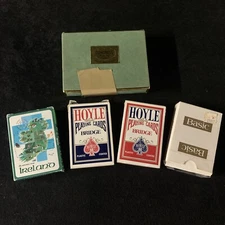 Playing Cards - Mixed Lot 5 - 2 Hoyle. Basic. Cel-u-Tone Pinochle. Ireland. Used