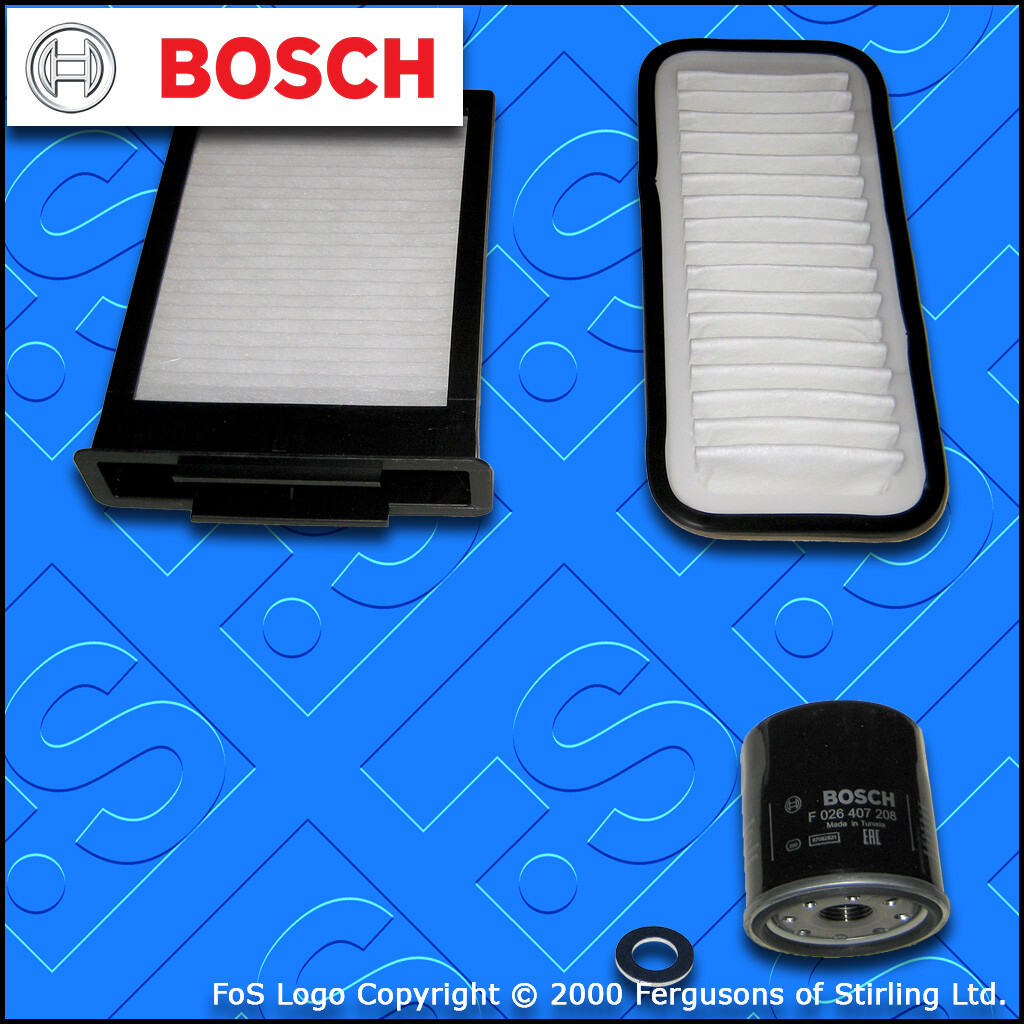 SERVICE KIT for CITROEN C1 1.0 BOSCH OIL AIR CABIN FILTERS (2005-2014)