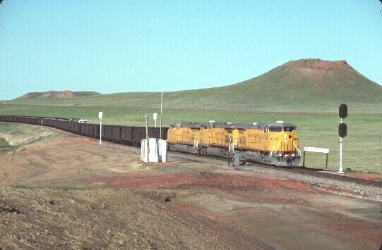 UP 6766 AC4400CW MIDX ANTELOPE WY (UNION PACIFIC) ORIGINAL SLIDE
