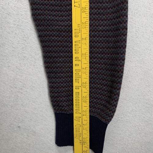 Alan Flusser Cotton Striped V-Neck Sweater Men's XXL 2XL - Picture 14 of 14