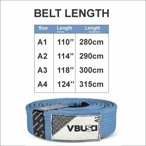 Rustic Series BJJ Belt with Sleeve Bar | MMA Kimono Rank Belt for Ranking Stripe - Picture 3 of 24