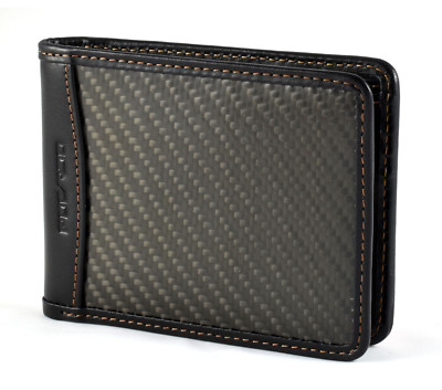 Premium Geldbörse aus Leder und Carbon Herren Geschenk