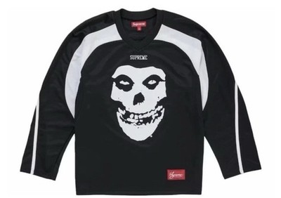 Supreme x The Misfits Hockey Jersey (Black) Size Large FAST