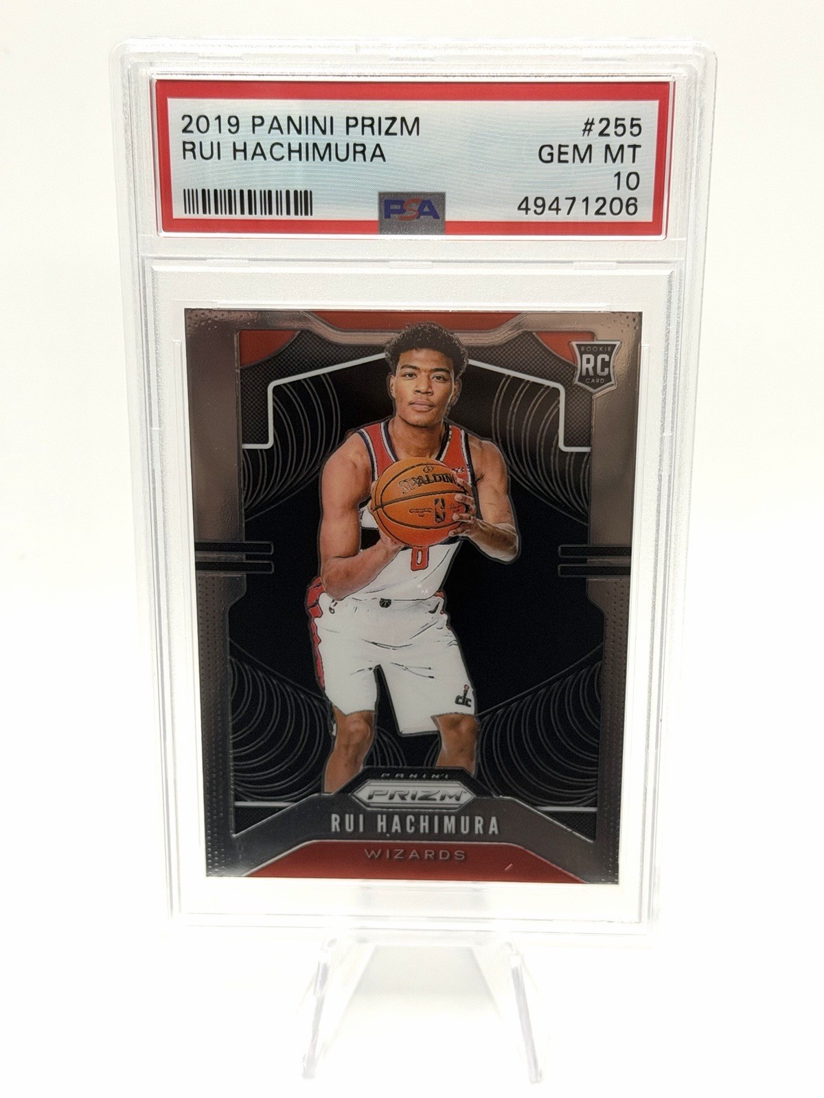 PSA 10 Rui Hachimura 2019 Panini Prizm #255 Rookie RC Lakers
