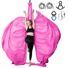 Aerial Silks Yoga Swing Set - 9/11 Yards Aerial Yoga Hammock Kit Anti-Gravity...