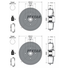 Tambour de frein Citroen C3