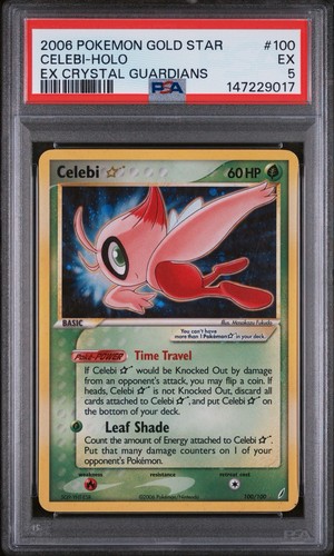 Celebi ★ graded PSA 5 for sale on eBay