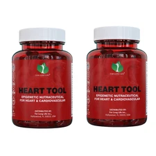 Pack of 2 - HEARTTOOL Heart Health Support, Blood Pressure & Circulation Support
