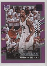 2017-18 Panini Donruss Press Proof Purple 185/199 George Hill #129 0c6